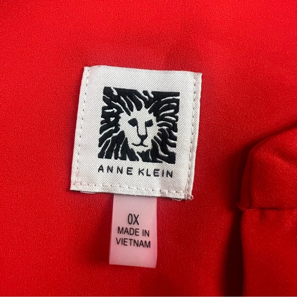 Ann Klein women’s red orange tunic 0X L54-10 - Picture 5 of 5